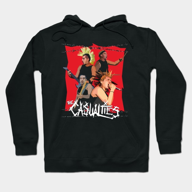 The Casualties Hoodie by difrats